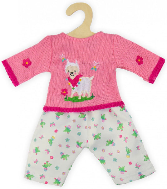 Heless poppen pullover met broek alpaca, 28-35 cm