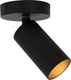 Lucide clubs - plafondspot (plafondlamp) - 1xgu10 - zwart
