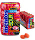 Mentos gum sour strawberry - kauwgom - suikervrij - 6x28stuks
