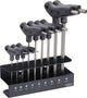 Bbb cycling inbussleutelset fiets gereedschapsset met inbussleutels en torx t25 - inlcusief houder - hex-t set btl-45s