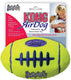 Kong air squeaker football small - bal - 97 mm x 86 mm x 40 mm - geel