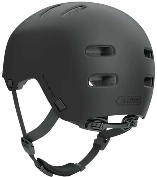 Abus fietshelm xoxo velvelt black m - 54-58 cm - zwart - geschikt voor gebruik op elektrische fietsen - stadsfietsen - 400 g