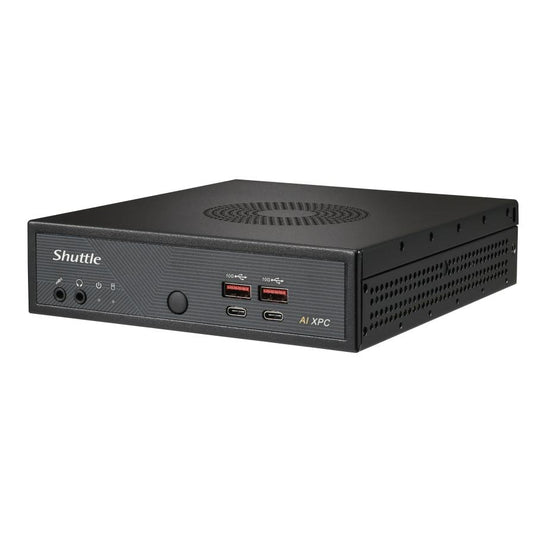 Shuttle dn11h7 slim ai pc, intel core ultra 7 155h, intel arc graphics, ddr5, hdmi, dp, 4x 2.5g lan