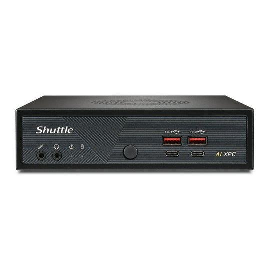 Shuttle dn11h9 slim ai pc, intel core ultra 9 185h, arc graphics, ddr5, 2.5 gb lan, hdmi, dp,