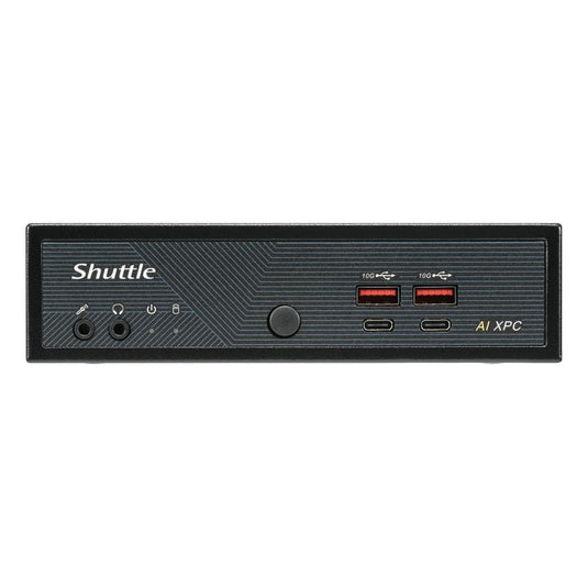 Shuttle dn11h9 slim ai pc, intel core ultra 9 185h, arc graphics, ddr5, 2.5 gb lan, hdmi, dp,