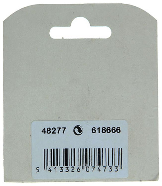 Mack 1014263 - raamschuif met ronde knop, bichromaat a 60 - b 10 mm | 5 stuks