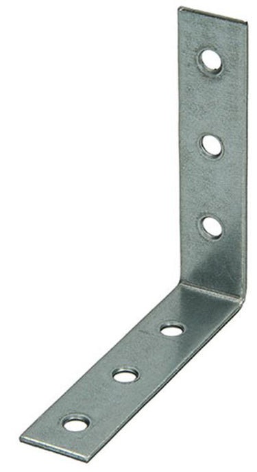 1014301 - 8 geplooide winkelhaken verzinkt 85x85x20mm | 10 stuks