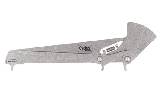 Cyclus kettingslijtagemeter alle kettingen incl. sram flattop - zilver