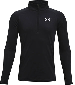Under armour ua tech 2.0 1 - 2 zip unisex sporttrui - zwart - wit
