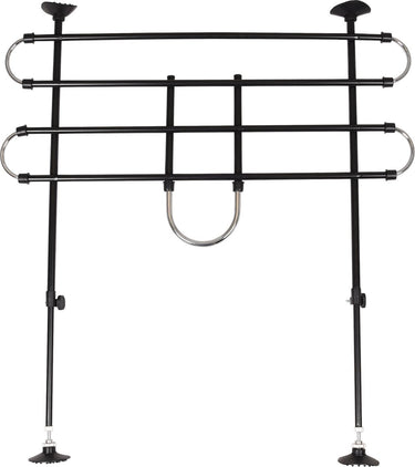 Flamingo autoveiligheidsrek eduard – verstelbaar 90-140 cm breed x 65-110 cm hoog – zwart – veilig reizen met honden