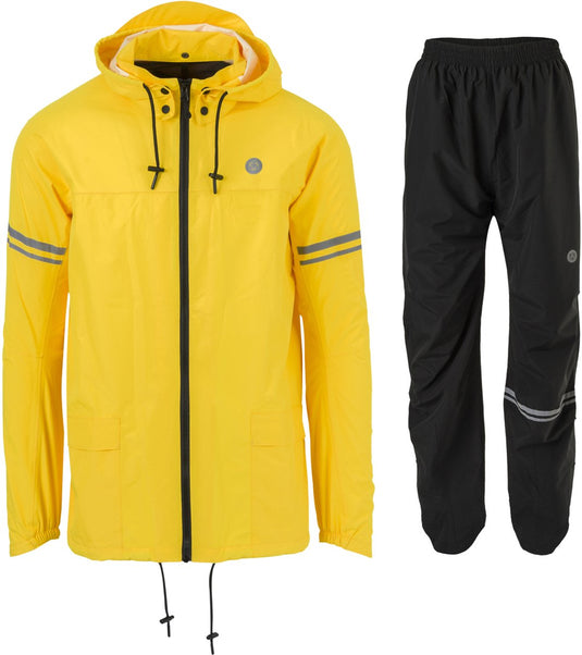 Agu original regenjas essential black yellow
