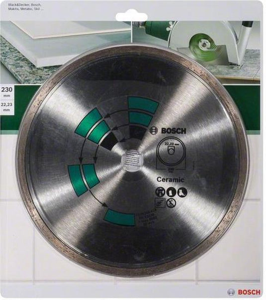 Bosch diamant slijpschijf tegels keramiek, 230 mm, 22.23