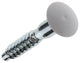 Mack 1013704 - 12 unitaschroeven met afdekkapwit m 6,3 x 40 mm | 10 stuks