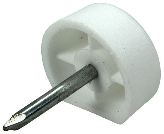 Mack 1013740 - 50 plankdragers + nagel wit ø 10 mm | 10 stuks