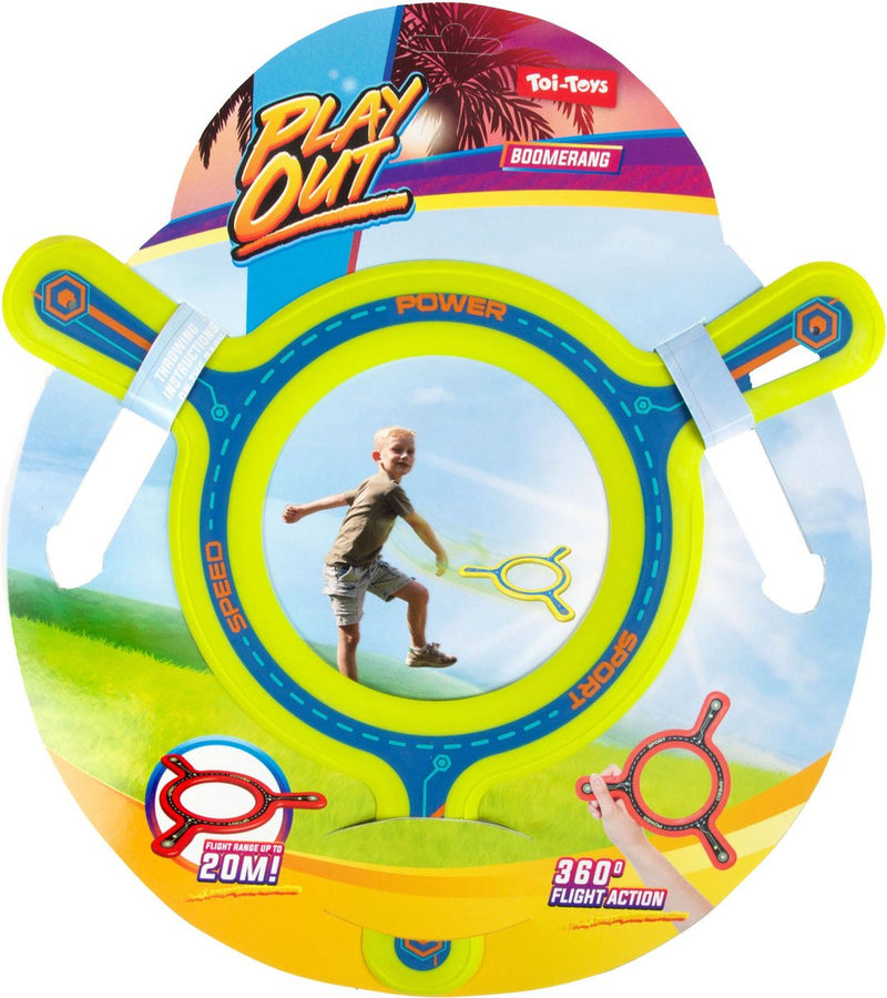 Afbeelding laden in galerijviewer, Merkloos sans marque toi toys ronde boemerang 'sports' (1 stuk) assorti
