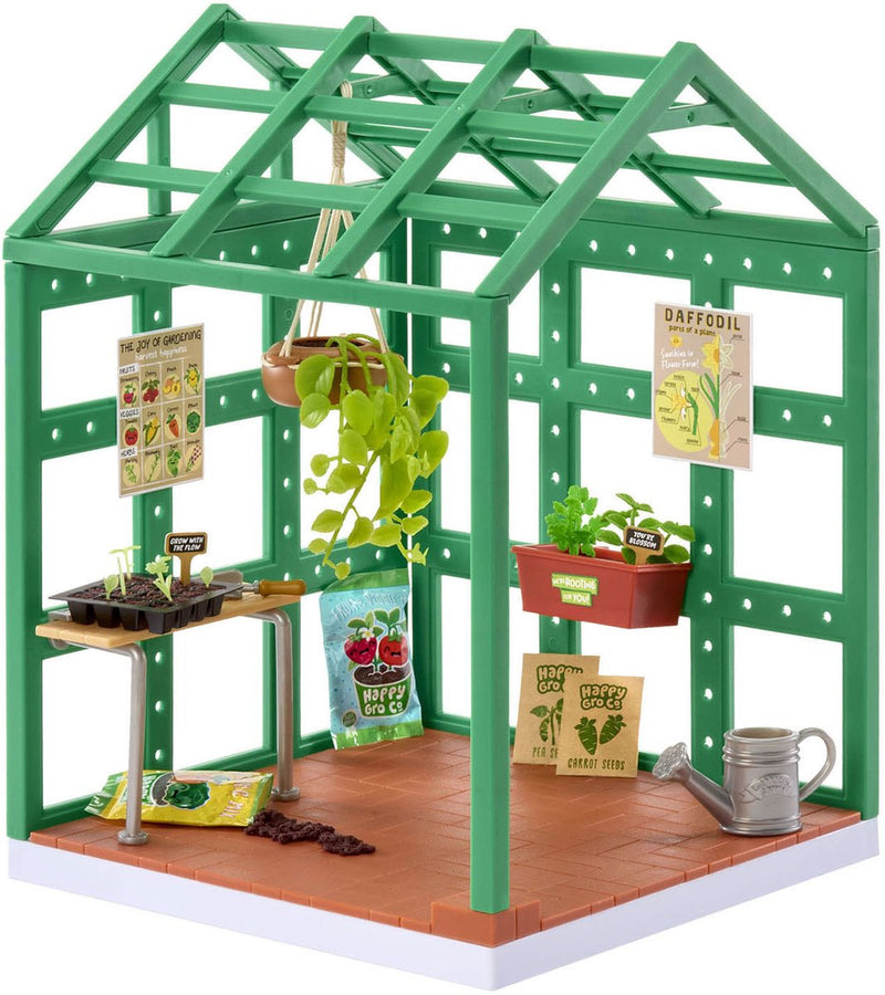 Laden Sie das Bild in Galerie -Viewer, Miniverse - spaces starter pack greenhouse-knutselset - bouwpakket- maak je eigen mini plantenkas!
