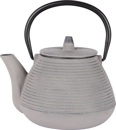 Cosy trendy theepot - 1l - gietijzer - lichtgrijs