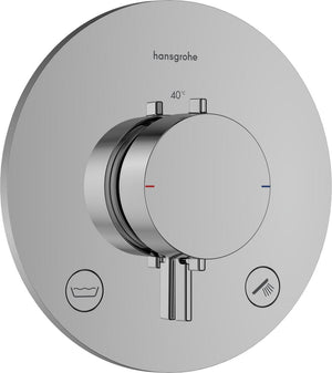 Hansgrohe ecostat comfort s - inbouwthermostaat - 2 functies - douche thermostaat - zekerheidscombinatie en1717 - chroom