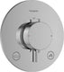 Hansgrohe ecostat comfort s - inbouwthermostaat - 2 functies - douche thermostaat - zekerheidscombinatie en1717 - chroom