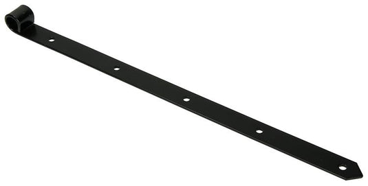 1013728 - enkel luikscharnier zwart 50 cm dia 18 mm | 6 stuks
