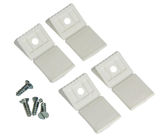 Mack 1013797 - 4 hoekverbinders mini wit | 5 stuks
