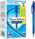 Paper mate flexgrip ultra balpennen | medium punt (1,0 mm) | blauwe inkt | 36 stuks
