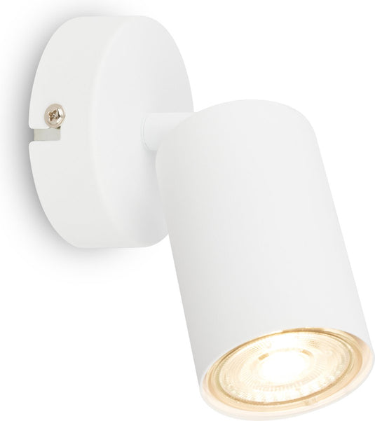 Briloner tib - binnen opbouwspot - plafondspot draaibaar - plafondlamp - ø 80 x 15,5 cm - wit