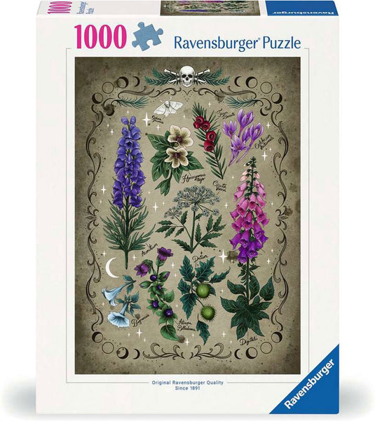Ravensburger legpuzzel giftpflanzen 1000 stukjes puzzel volwassenen.