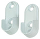 Mack 1014453 - 2 houders voor kastbaar wit | 5 stuks