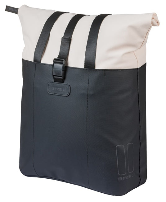 Basil fietsshopper vive mik 15-20l 11 x 29 x 34 cm - zwart wit