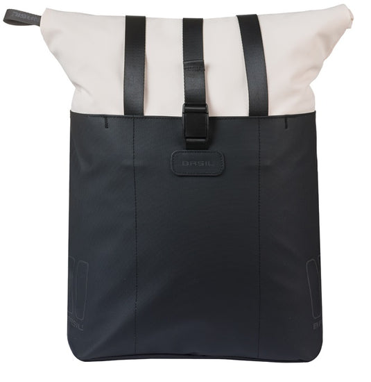 Basil fietsshopper vive mik 15-20l 11 x 29 x 34 cm - zwart wit