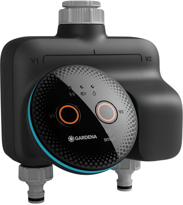 Gardena smart dual water control besproeiingscomputer (grijs turquoise, 19034-20)