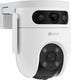 Ezviz h9c dual lens 3k+3k beveiligingscamera buiten – 360° pan tilt – patrol mode, nachtvisie human detection - tweerichtingsaudio - geen maandkosten