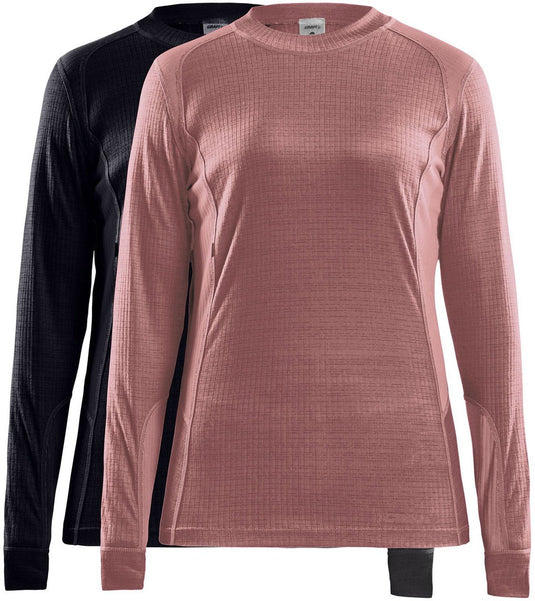 Craft core baselayer thermo shirt dames (2-pack) - maat l