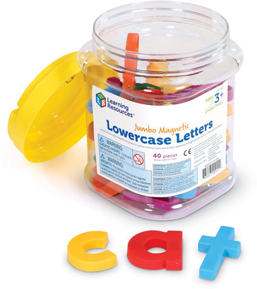 Learning resources jumbo lowercase magnetic letters, set van 40 - 2+