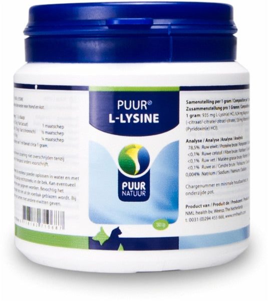 Puur l-lysine compleet voor hond en kat - 1 st à 50 gr