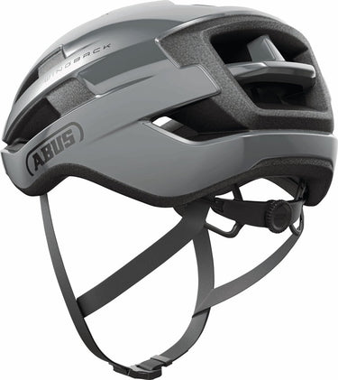 Abus fietshelm wingback race grey l - 57-61 cm - grijs - geschikt voor gebruik op racefietsen - gravelbikes - 270 g