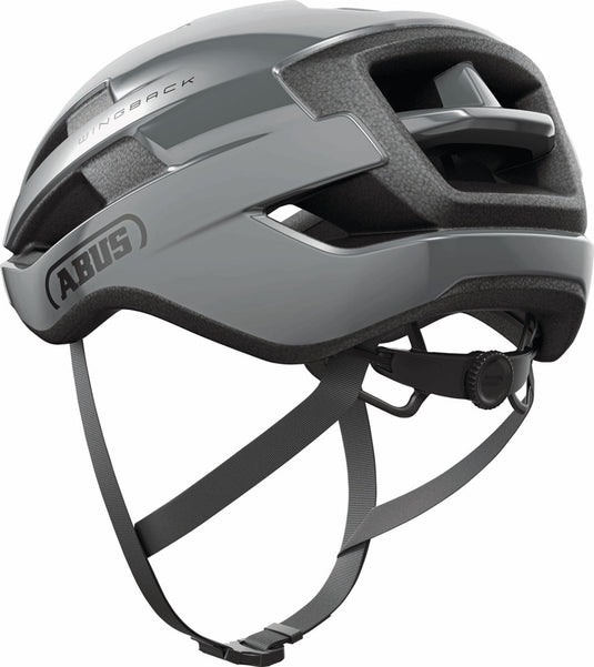 Abus fietshelm wingback race grey l - 57-61 cm - grijs - geschikt voor gebruik op racefietsen - gravelbikes - 270 g