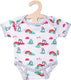 Heless poppenromper penguin dots 28-35 cm katoen wit