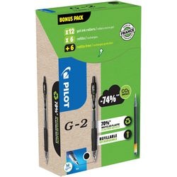 Rollerballpen pilot zwart 0,7 mm