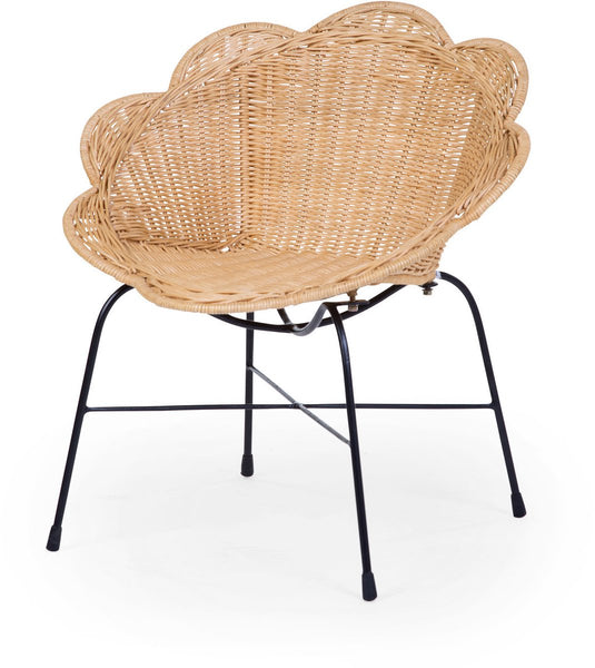 Childhome kinderstoel flower – rotan – lichtgewicht – vintage design – vanaf 2 jaar