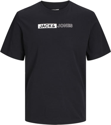 Jack jones jack jones plus jjecorp logo tee play ss o-n noos pls heren t-shirt - black play 5