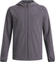Under armour ua vibe woven windbreaker-gry jongens sportjas - castlerock - zwart