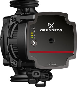 Grundfos alpha1 l 25-60 130 circulatiepomp (cv pomp) - 3600l u - 45w - opvoerhoogte 6 m - zeer energiezuinig