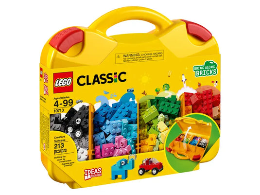 Lego classic - 10713 bouwstenen in gele koffer