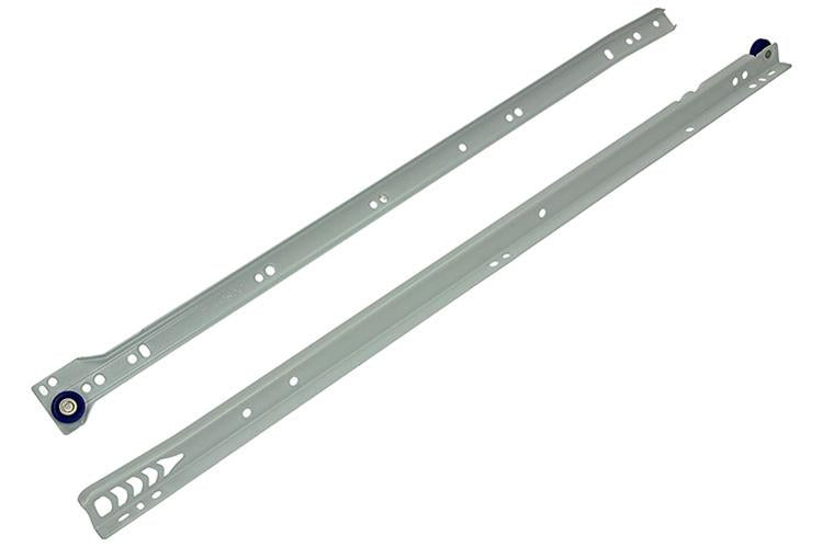 Afbeelding laden in galerijviewer, 1013692 - paar rolladegeleiders wit 25kg 55cm | 5 stuks
