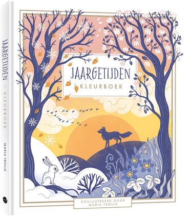 Mus creatief jaargetijden kleurboek - maria trolle - kleurboek voor volwassenen