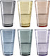 Leonardo verso longdrinkglas 300ml assorti - set 6