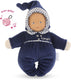 Corolle mon doudou babidoux navy blue starry dreams babypop, 20cm