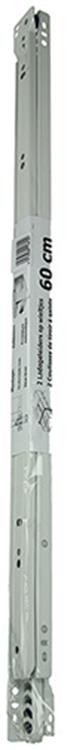 Afbeelding laden in galerijviewer, 1013693 - paar rolladegeleiders wit 25kg 60cm | 5 stuks
